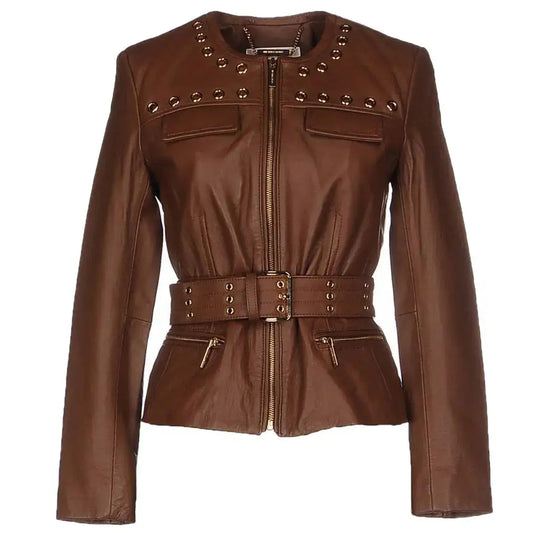 Women’s Genuine Leather Biker Jacket