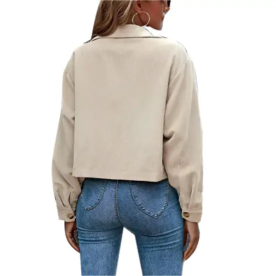Women’s Apricot Corduroy Jacket