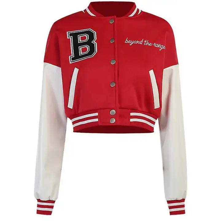 Women’s Cropped Varsity Jacket