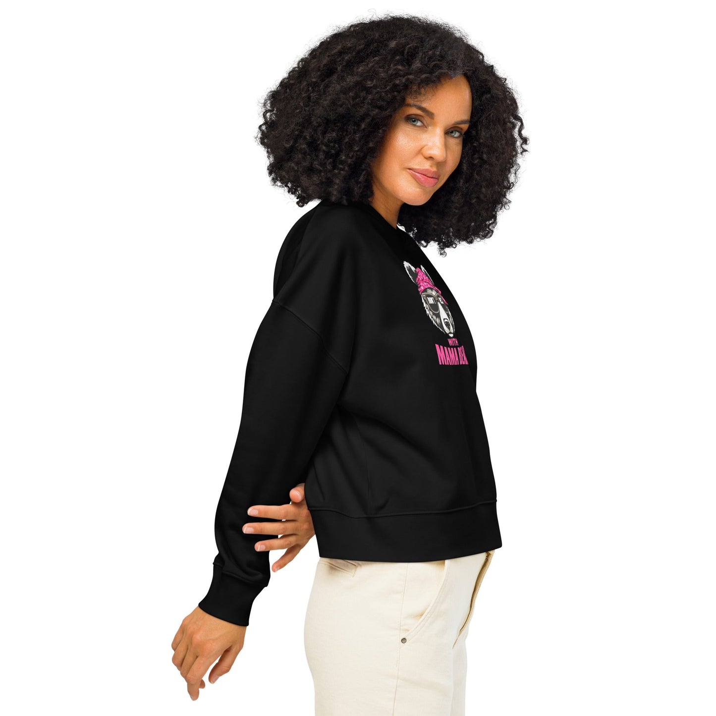 Mama Bear Women’s Organic Crewneck Sweatshirt