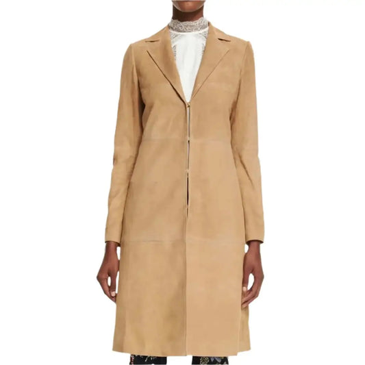 Women’s Suede Mid-Length Coat