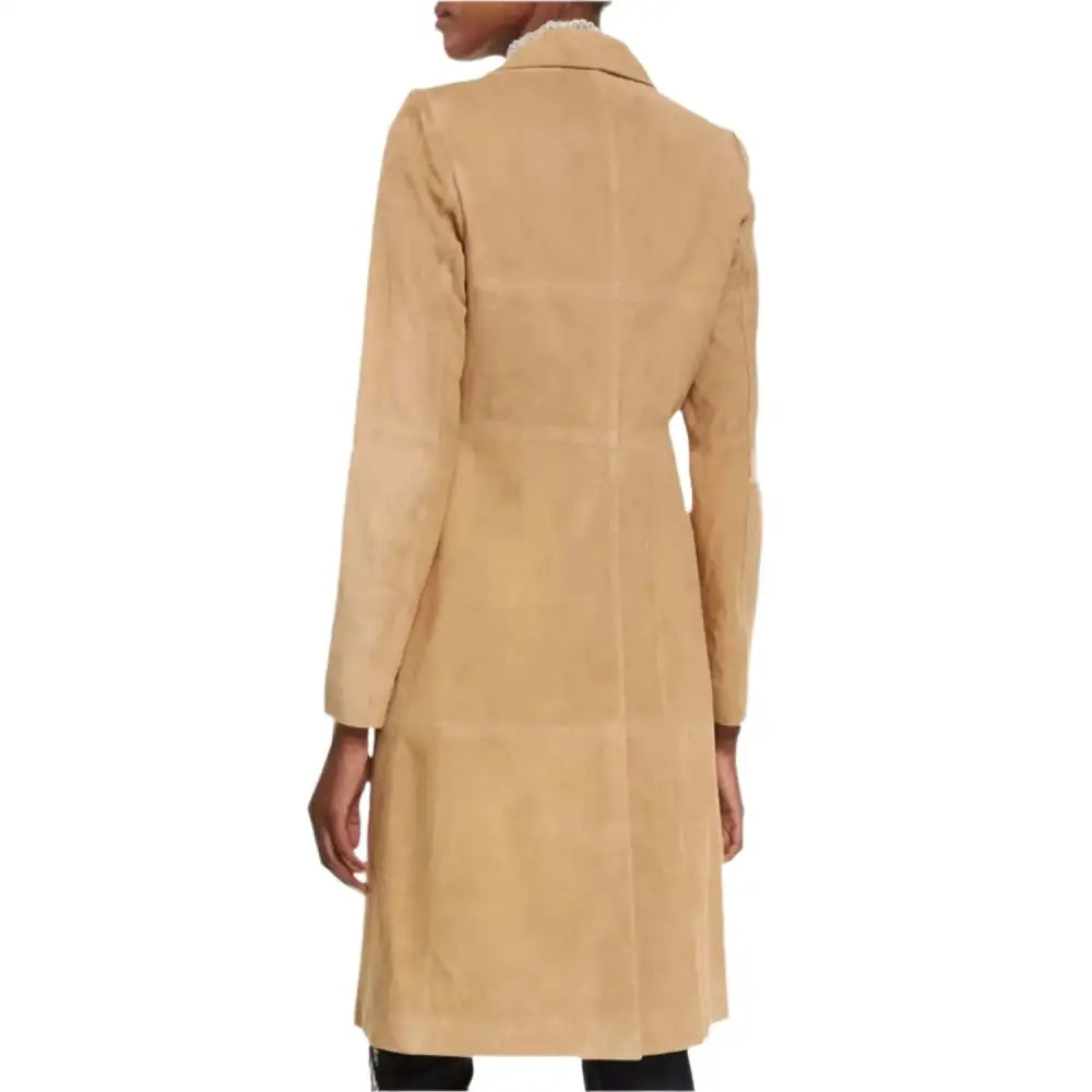 Women’s Suede Mid-Length Coat