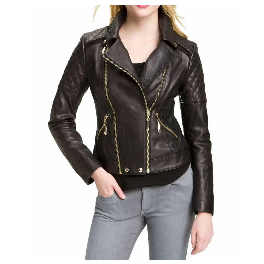 Women’s Vintage Leather Fashion Jacket