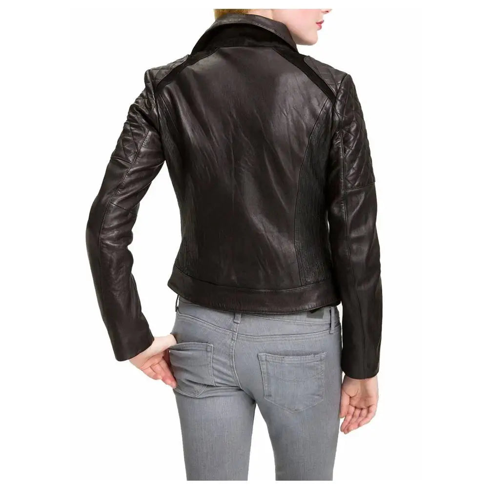 Women’s Vintage Leather Fashion Jacket